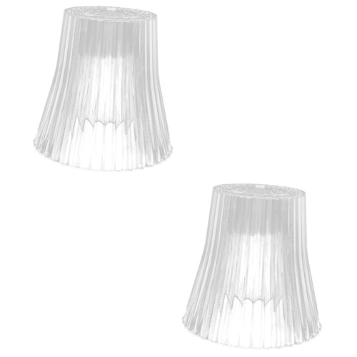 OSALADI 2pcs Lampshade Candle Wall Sconces Pleated Lamp Shade Candle Chandelier Glass Light Shade Chandelier Lamp Shades Lampshade Replacement Lamp Cover Chandelier Shades Floor Lamp Hood