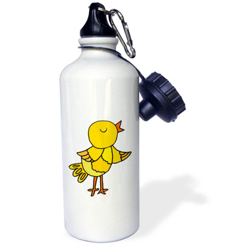 3dRose Cool funny Cute Yellow Canary Bird Cartoon - Water Bottles (wb-372712-1) 3dRose Cool funny Cute Yellow Canary Bird Cartoon - Water Bottles (wb-372712-1)