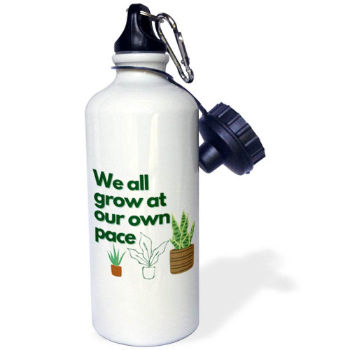 3dRose Image of a Heart with Text of Love Yourself - Water Bottles (wb-374997-1)