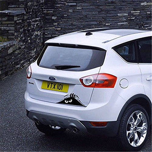 Peeking Monster Scary Eyes Car Decal / Sticker for Laptop Ipad Window Wall Car Truck Motorcycle