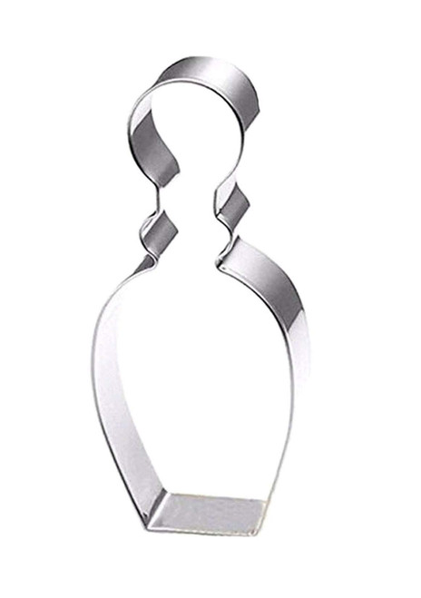 WJSYSHOP Mini Perfume Bottle Bowling Cookie Cutter Stainless Steel