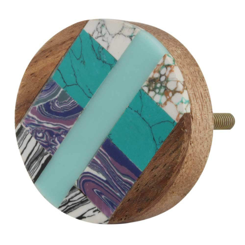 Indian Shelf 2 Pieces Modern Drawer Knobs | Vintage Nursery Dresser Knobs | Unique Drawer Pulls and Knobs Multicolor | Modern Pulls Wood | Dresses Knobs | Kitchen Cabinet Knobs