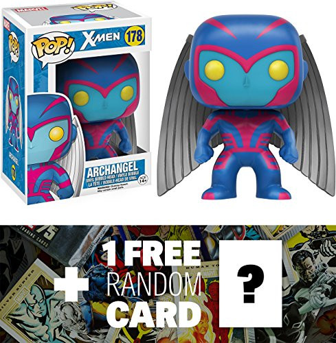 Archangel: Funko POP! x Marvel Universe Vinyl Bobble-Head Figure + 1 FREE Official Marvel Trading Card Bundle (116954)