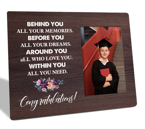 Congratulation Gifts Picture Frame, Tabletop Picture Frame Plaque Gift, Home Hanging Picture Frame Decor Sign, Gift for New Beginning, Graduation Gift, Friend Gift, Housewarming Gift, Gift for New Job