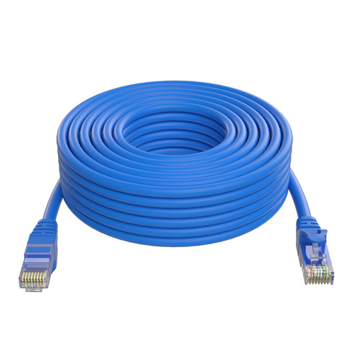 SHD Cat6 Ethernet Cable(50Feet) Network Patch Cable UTP LAN Cable Computer Patch Cord-Blue