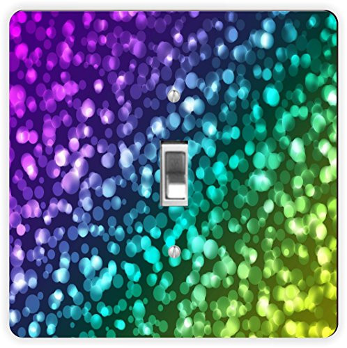 Rikki Knight Rainbow Spotlight-Single Toggle Light Switch Plate