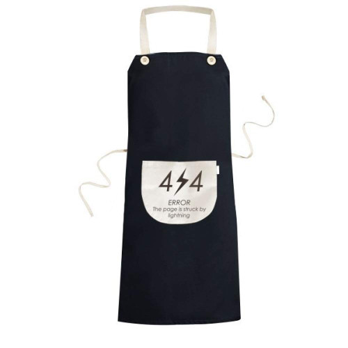 DIYthinker Programmer 404 Error Page Apron Bib Sarong Cooking Baking Kitchen Pocket Pinafore