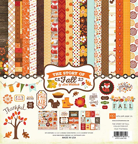 Echo Park - The Story of Fall by Lori Whitlock Collection Scrapbooking Kit - Item#:TSF93016TM - Copyright 2015