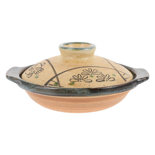 Earthenware Pot Ceramic Pot Korean Cooking Bowl 18cm Ceramic Stoneware Stockpot Japanese Sumi Kannyu Donabe Clay Pot Porcelain Casserole Pot Earthenware Pot Clay Cooking Pots Ceramic Pot