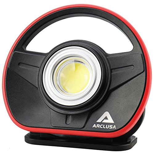 Arclusa Rechargeable Work Light/Flood Light w/Adjustable Holder & Inspection Lamp, 1000 LUMENS Extreme COB LED, Waterproof Arclusa Rechargeable Work Light/Flood Light w/Adjustable Holder & Inspection Lamp, 1000 LUMENS Extreme COB LED, Waterproof