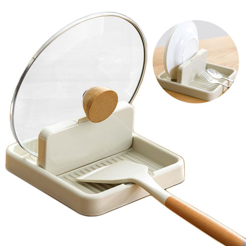 1 Pack Spoon Rests with Lid Holder for Multiple Utensils, Utensil Rest & Spoon holder for Kitchen Counter, Stove Top, Heat Resistant Kitchen Utensil Holder for Spatulas Holder, Pot Lid, Tongs, Ladles 1 Pack Spoon Rests with Lid Holder for Multiple Utensils, Utensil Rest & Spoon holder for Kitchen Counter, Stove Top, Heat Resistant Kitchen Utensil Holder for Spatulas Holder, Pot Lid, Tongs, Ladles