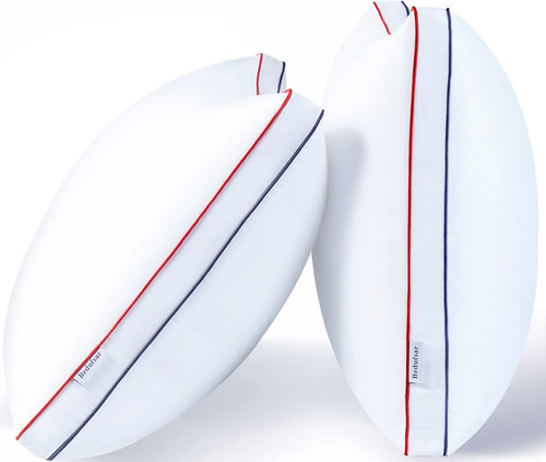 Bedufsar Bed Pillows for Sleeping, Queen Size Pillows Hotel Quality Set of 2, Firm and Supportive Gusseted Pillows for Side and Back Sleepers, Cooling Down Alternative Fluffy Soft Pillow (20x30 in) Bedufsar Bed Pillows for Sleeping, Queen Size Pillows Hotel Quality Set of 2, Firm and Supportive Gusseted Pillows for Side and Back Sleepers, Cooling Down Alternative Fluffy Soft Pillow (20x30 in)