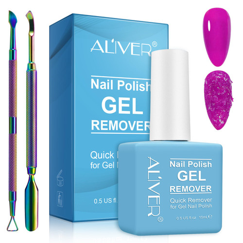 Gel Nail Polish Remover (15ML),Remove Gel Nail Polish,Professional Gel Polish Remover for Nails,Remove Gel Nail Polish,Gel Nail Remover In 2-3 Minutes,No Need Soaking Or Wrapping,Safe And Quick DIY Home