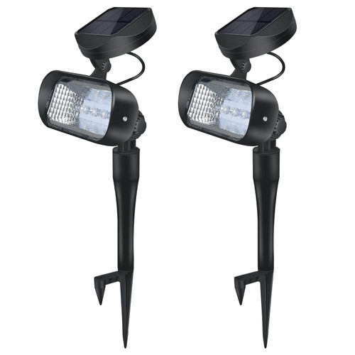 Solar Spot Light Outdoor Landscape Spotlight, 2-in-1 Solar Powered Wall Lights-Low Voltage Outdoor Metal Landscaping Light for Garden Yard Lawn Pathway Downlight, IP65 Waterproof Auto on/off?2PACK) Solar Spot Light Outdoor Landscape Spotlight, 2-in-1 Solar Powered Wall Lights-Low Voltage Outdoor Metal Landscaping Light for Garden Yard Lawn Pathway Downlight, IP65 Waterproof Auto on/off?2PACK)