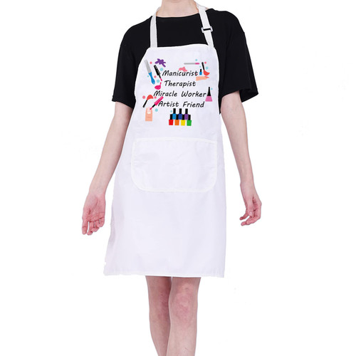 PXTIDY Nail Tech Apron Manicurist Gift Manicurist Therapist Miracle Worker Artist Friend Apron For Nail Salons PXTIDY Nail Tech Apron Manicurist Gift Manicurist Therapist Miracle Worker Artist Friend Apron For Nail Salons