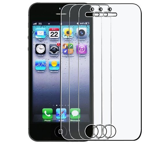 Importer520 3 Pack of Matte Anti-Glare Screen Protectors for Apple iPhone 5/5S