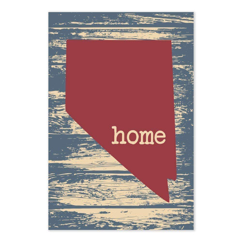 Nevada State Map Poster - Home State Vintage Wall Art