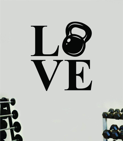 Love Kettlebell Gym Quote Wall Decal Quote Sticker Vinyl Art Home Decor Room Bedroom Inspirational Motivational Fitness Lift Sports Health Love Kettlebell Gym Quote Wall Decal Quote Sticker Vinyl Art Home Decor Room Bedroom Inspirational Motivational Fitness Lift Sports Health