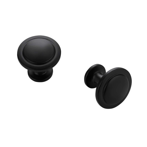 Ravinte 30 Pack Matte Black Cabinet Pulls 1-1/4 inch Kitchen Cabinet Knobs Drawer Knobs Dresser Knobs Drawer Pulls Cabinet Door Knobs Dresser Drawer Handles Knobs for Dresser Drawers