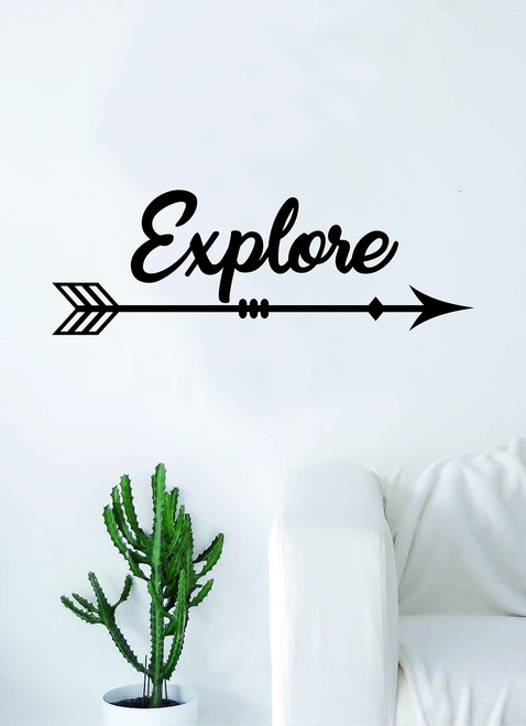 Explore Arrow Wall Decal Home Decor Art Vinyl Sticker Quote Bedroom Teen Inspirational Girls Kids Baby Nursery Playroom Boys Good Vibes Mountains Travel Smile School Camp Hike Adventure Explore Arrow Wall Decal Home Decor Art Vinyl Sticker Quote Bedroom Teen Inspirational Girls Kids Baby Nursery Playroom Boys Good Vibes Mountains Travel Smile School Camp Hike Adventure