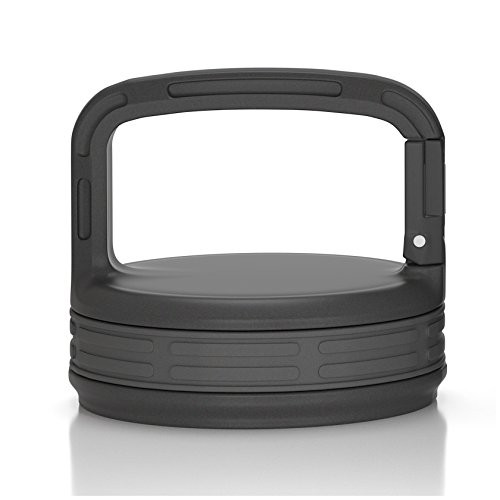 the flow Wide Mouth Bottle Replaceable Lid, 100% Hydro Flask Compatible, BPA Free (Carabiner lid)