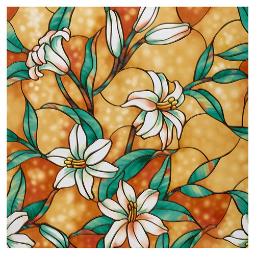 Coavas Window Film Privacy Stained Glass Window Film Static Cling Film Non-Adhesive Frosted Decorative Window Decal for Home 35.6" x 78.7" Coavas Window Film Privacy Stained Glass Window Film Static Cling Film Non-Adhesive Frosted Decorative Window Decal for Home 35.6" x 78.7"