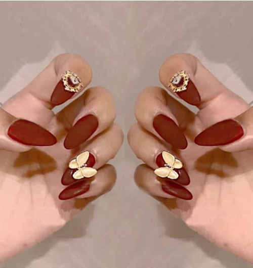 K-Beauty Gel Nail Tips/press on nails. Asian Type - for dashing diva short Size ( super Slim fit)