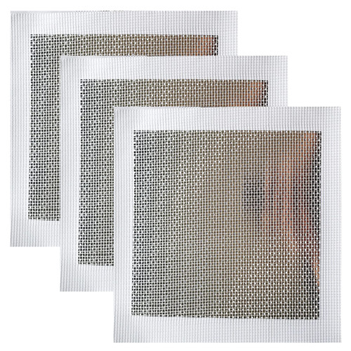 3 Pcs 6 Inch Wall Patch Repair, Drywall Repair Patch Self Adhesive Drywall Patch and Fiberglass Repair Kit, Heavy Duty Dry Wall Hole Repair Patch for Drywall Plasterboard (6 x 6 Inch)
