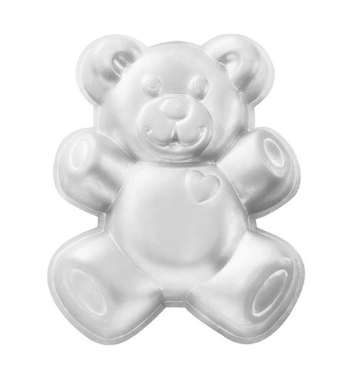 ZDYWY 12 Inch Teddy Bear Shaped Aluminum 3D Baking Mould Cake Mold Tin Birthday Cake Pan - Teddy Bear