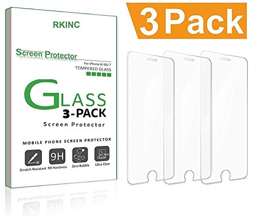 for iPhone 7 Plus 6S Plus 6 Plus Screen Protector, RKINC iPhone 7 Plus Tempered Glass Screen Protector for Apple iPhone 7 Plus, iPhone 6S Plus, 6 Plus 2016, 2015 (iPhone 7 Plus, 3-Pack) for iPhone 7 Plus 6S Plus 6 Plus Screen Protector, RKINC iPhone 7 Plus Tempered Glass Screen Protector for Apple iPhone 7 Plus, iPhone 6S Plus, 6 Plus 2016, 2015 (iPhone 7 Plus, 3-Pack)