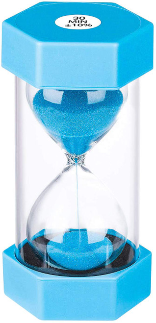 SuLiao Hourglass Timer Sand Clock 30 Minute: Plastic Sand Timer 30 Minute?Large Red Sand Watch 30 Min, Hour Glass Color Sandglass Timer for Kids, Games, Classroom, Kitchen, Decoration