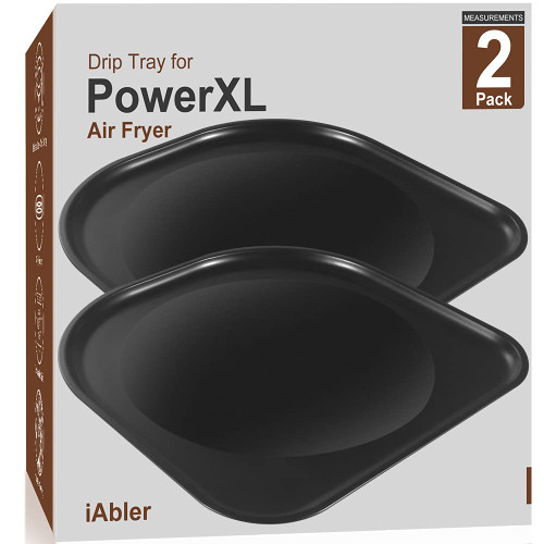 Original Air Fryer Drip Tray for PowerXL, Air Fryer Replacement Drip for PowerXL 10 Qt Vortex Air Fryer Pro, Pro Plus, 6Qt Power AirFryer Pro, Oven Deluxe,Oven Pro, 8Qt Power AirFryer Pro, NonStick