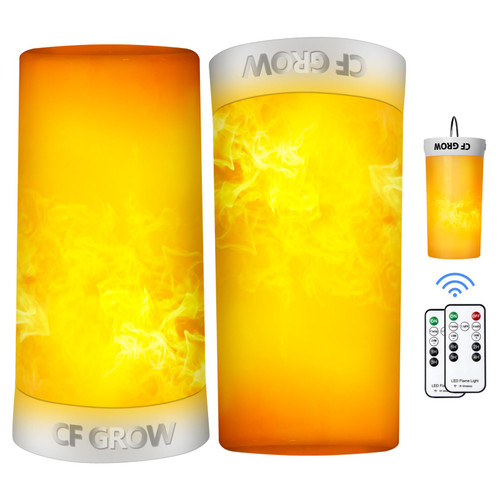 LED Flame Effect Light - Flame Lamp USB Rechargeable with Remote & Timer, Waterproof Dimmable 4 Modes Flameless Candle Light for Halloween, Christmas, Party, Camping, Bar, Decoration(2 Pack) LED Flame Effect Light - Flame Lamp USB Rechargeable with Remote & Timer, Waterproof Dimmable 4 Modes Flameless Candle Light for Halloween, Christmas, Party, Camping, Bar, Decoration(2 Pack)