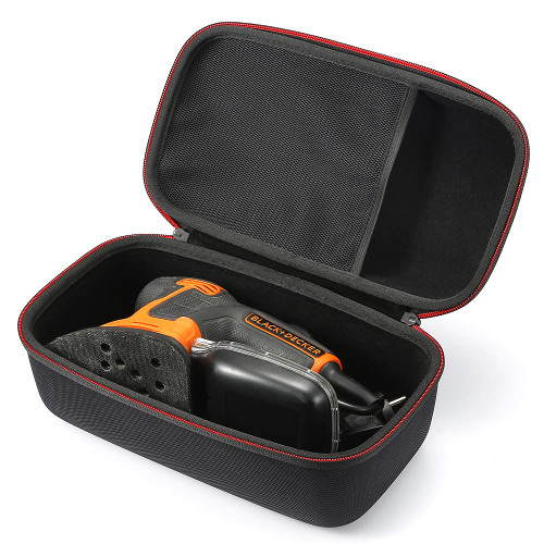 RAIACE Hard Storage Case Compatible with BLACK+DECKER Mouse Detail Sander, Compact Detail BDEMS600. (Case Only, Not Include The Device)