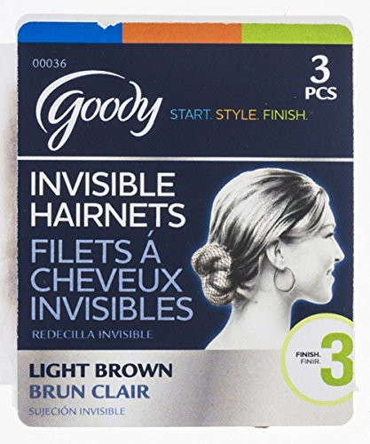Goody Hair Nets - 3 Count - Light Brown