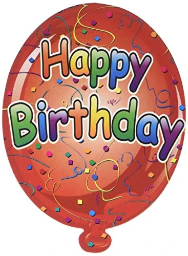 Beistle Mini Happy Birthday Cutouts
