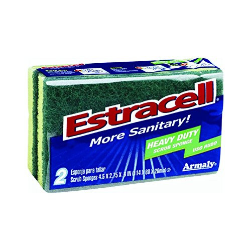 Armaly Brands Brillo Estracell Heavy Duty Scrub Sponge, 2-Count