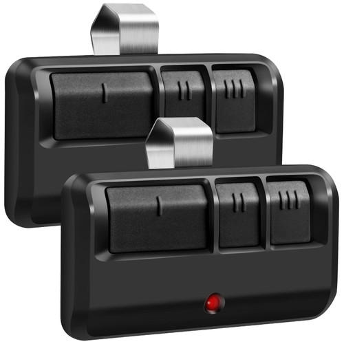 Replacement for Liftmaster Chamberlain Sears Craftsman Garage Door Opener Remote 893MAX 373LM 973LM 893LM 81LM 2 Pack Black