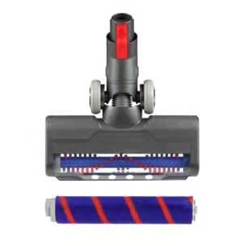 Defurry Vacuum Cleaner Brush with Headlights for Hardwood & Carpet for Dyson V7 V8,Upgraded Motorized Attachment with Soft Roller and PP Bristles Brushroll.