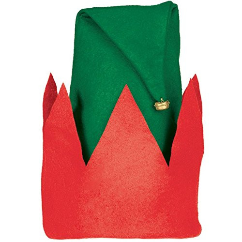 Amscan Green Felt  Elf Hat For Children | Christmas Accessory