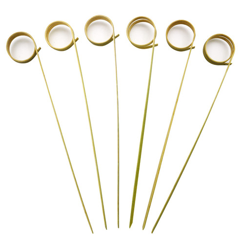 BLUE TOP Bamboo Cocktail Picks 100 PCS Bamboo Skewers 4 Inch with Looped Ring,Food Picks,Party Toothpicks for Appetizers,Cocktail Drinks,Barbecue Snacks,Club Sandwiches. BLUE TOP Bamboo Cocktail Picks 100 PCS Bamboo Skewers 4 Inch with Looped Ring,Food Picks,Party Toothpicks for Appetizers,Cocktail Drinks,Barbecue Snacks,Club Sandwiches.