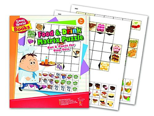 Small World Activity Books Food & Drink Matrix Puzzle Science Kit