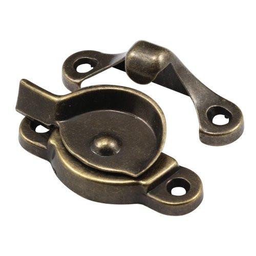 Prime-Line F 2653 Window Sash Lock, Spring Cam Action, Zinc Die-Cast With Antique Brass Finish Prime-Line F 2653 Window Sash Lock, Spring Cam Action, Zinc Die-Cast With Antique Brass Finish