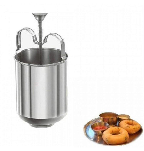 HANS PRODUCT Stainless steel Medu Vada Donut Maker Dispenser Perfectly Shaped & Crispy Medu Vada, Hygienic Without Any Hassle Kitchen Gadgets Tools South Indian Dishes Utensils