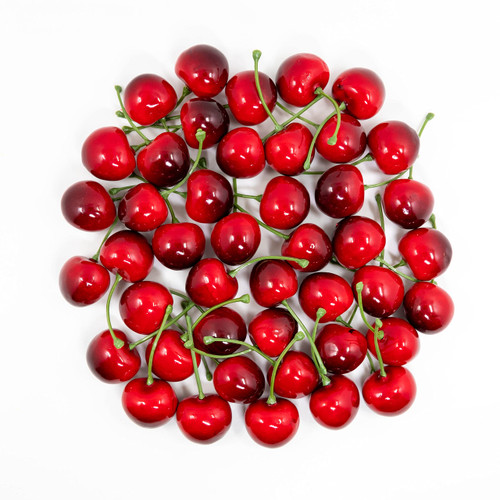 WangLaap 50Pcs Red Black Artificial Cherries 30mm/1.18inch Simulation Lifelike Cherry Fake Fruit for Home Kitchen Dining Decoration (Red Black) WangLaap 50Pcs Red Black Artificial Cherries 30mm/1.18inch Simulation Lifelike Cherry Fake Fruit for Home Kitchen Dining Decoration (Red Black)