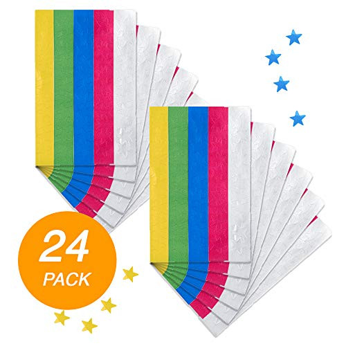 Emraw Super Great Assorted Color Foil Star Award Labels - Includes: Silver, Gold, Blue, Red & Green - Great for School, Home & Office  660 Labels Per Pack - (2-Pack)