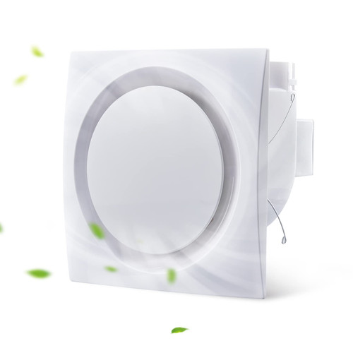 Bathroom Exhaust Fan Ultra Quiet 1.0 Sones Ceiling Mount White Ventilation Fan 110 CFM for Home Bathroom Office Hotel