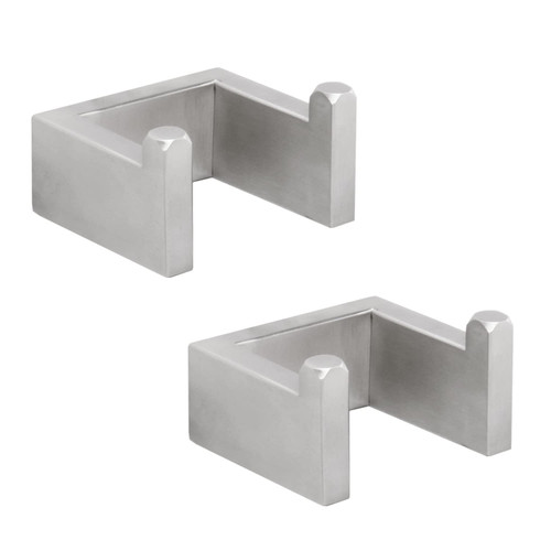 TocTen 2 Pack Bath Towel Hook, SUS 304 Stainless Steel Robe Hook, Square Hanger Wall Hook, Heavy Duty Bathroom Hook, Wall Mounted Coat Hook for Bathroom Kitchen Office (2.2In, Brushed Nickel) TocTen 2 Pack Bath Towel Hook, SUS 304 Stainless Steel Robe Hook, Square Hanger Wall Hook, Heavy Duty Bathroom Hook, Wall Mounted Coat Hook for Bathroom Kitchen Office (2.2In, Brushed Nickel)