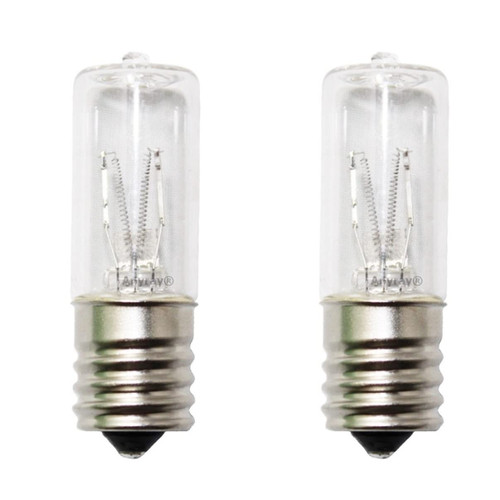 2-Bulbs Anyray Replacement for UV Germicidal Light Bulb 3Watts 3W E17 Intermediate 3 Watt HWN500 Model