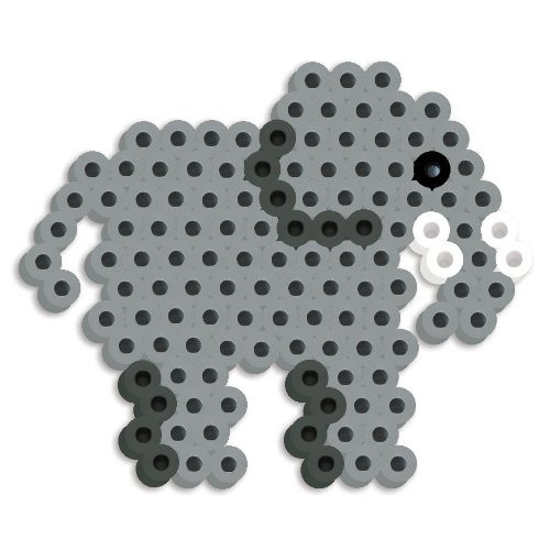 Perler Beads Silicone Pegboard Fused Bead Kit - Elephant